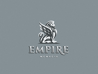 Empire gryphon leo lion logo