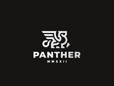 Panther lion logo panther