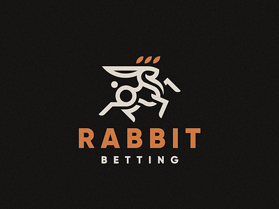 Rabbit bunny concept logo rabbit