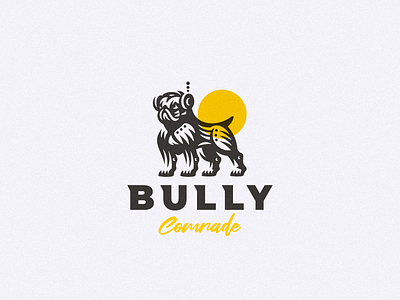 Bully bulldog concept dog logo robot toy