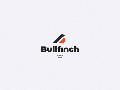 Bullfinch bird bullfinch concept logo