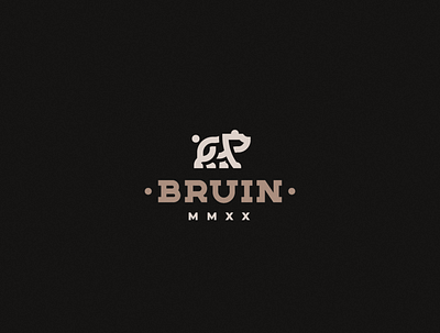 Bruin bear bruin concept logo