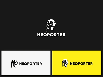 NEOPORTER concept head logo