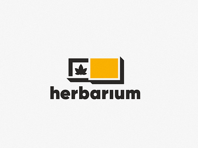 Herbarium box cannabis logo