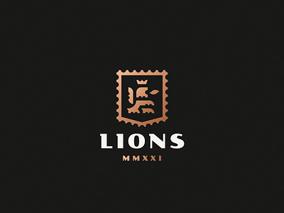 Lions lion logo