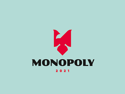 Monopoly bird eagle logo