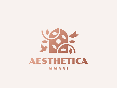 Aesthetica bird logo