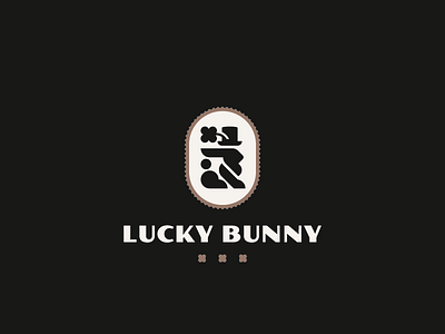 Lucky Bunny banny logo rabbit