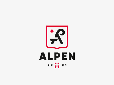 Alpen alpine alps goat logo