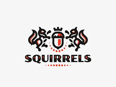 Squirrels crest logo squirrel