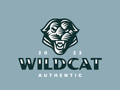 Wildcat cat leo lion logo wild