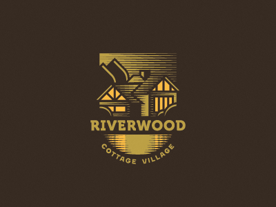Riverwood cottage logo village
