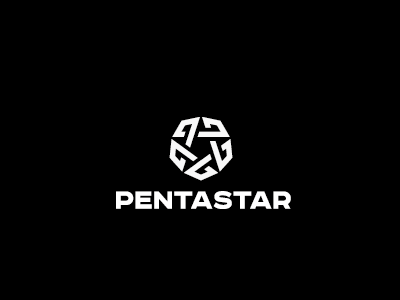Pentastar concept logo penta star