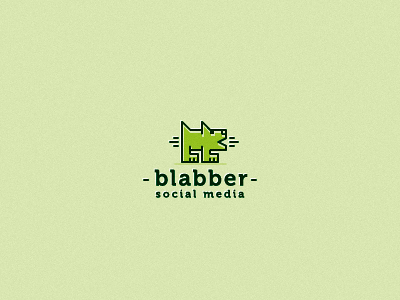 Blabber dog logo