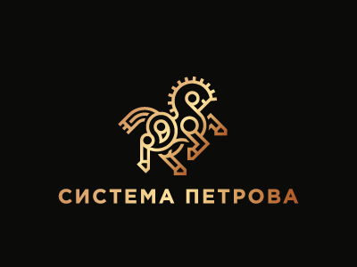 СП horse logo mechanism system