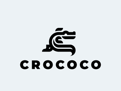 Crococo alligator croco crocodile logo