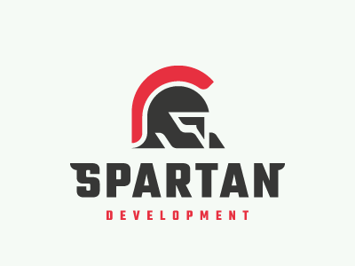 Spartan gladiator logo spartan