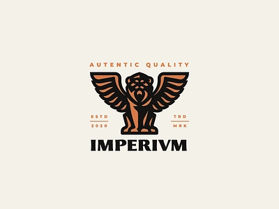 Imperivm concept gryphon leo lion logo