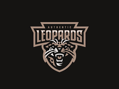 Leopards leopard lion logo panther