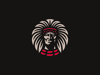 Indian concept illustration indians logo