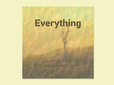 Album Cover "Everything"