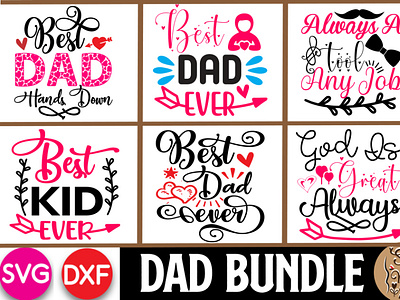 Dad svg bundle dad bundle graphic design