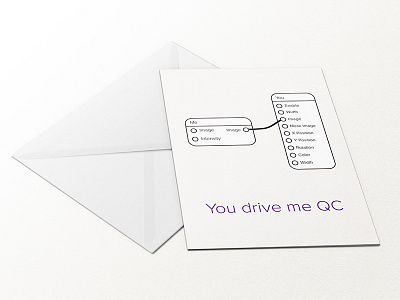 Quartz Composer Valentine's Day Card greeting card quartz composer valentines day