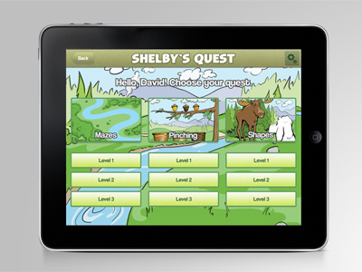 Shelby's Quest iPad App