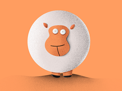 Fat Sheep character design design illustration ipad procreate sheep