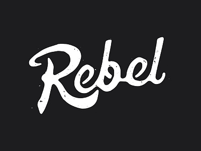 Rebel typography