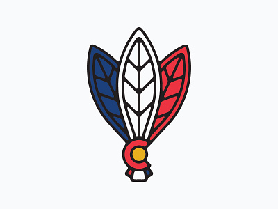 Colorado Hawks colorado feathers hockey illustration