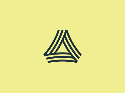 Triangle branding mark triangle