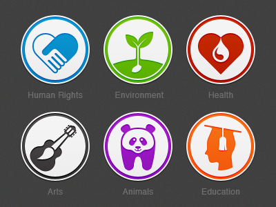 Donation Category Icons