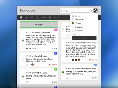 Various Task Cards add cards clean complete drag flat list manager minimalist progress project management status task time to do tracker ui ux