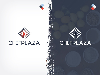 Logo for Chef Community and Service branding chef chefplaza community cook design identity logo market