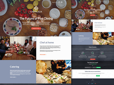 Chefplaza Landing Page