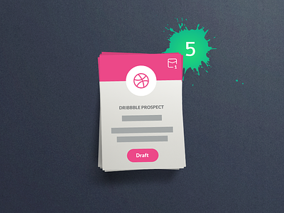@5x Dribbble Invitations cards draft dribbble free giveaway invitations invite prospects