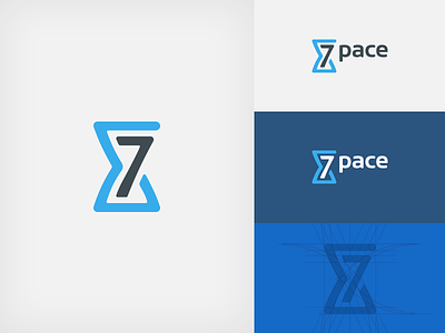 7pace Logo Concept branding colors concept illustrator logo number presentation symbol