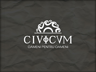 Logo Civicum civic design graphic logo symbol traditional web white