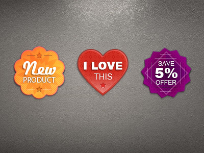 Not So Tiny Badges badge best product design discount e commerce graphic heart lupse offer online shopping price tag retro ribbon sale small tags tiny