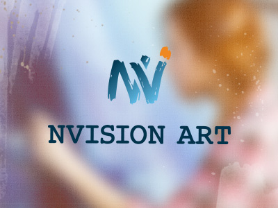 Art Foundation - Logo art blur brush creative design foundation graphic inspire logo sign