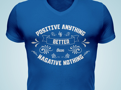 T-shirt design Positive