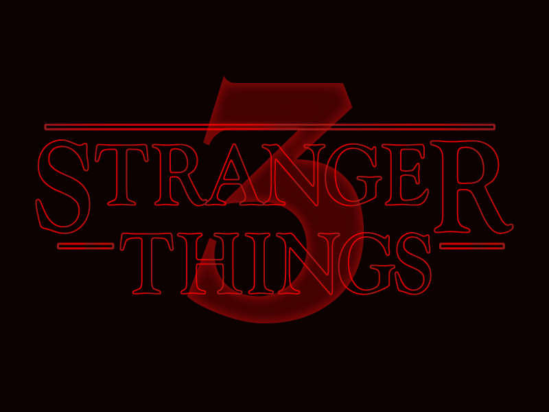 Stranger Things 3 - Logo Concept by Mayur Bhat on Dribbble
