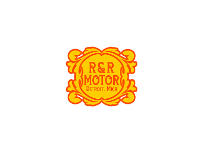 R & R MOTOR branding design graphic design icon illustration logo