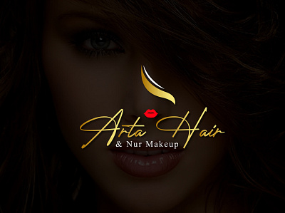 Arta Hair & Nur Makeup branding design graphic design illustration logo ui