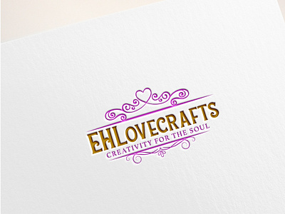 EH LOVE CRAFTS branding design graphic design icon illustration logo