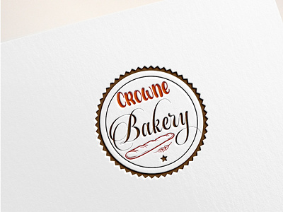 CROWNE BAKERY branding design graphic design icon illustration logo