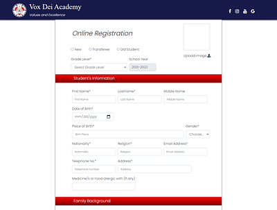 Sample Registration Form application forms illustration logo regsitration ui