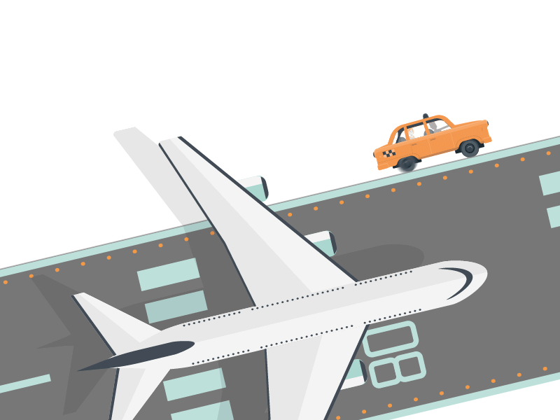 Buckle Up and Go! after airplane animation effects graphics illustrator motion myluggage plane taxi travel trip