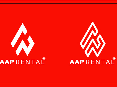 AAP Rental app branding design graphic design illustration logo typography vector